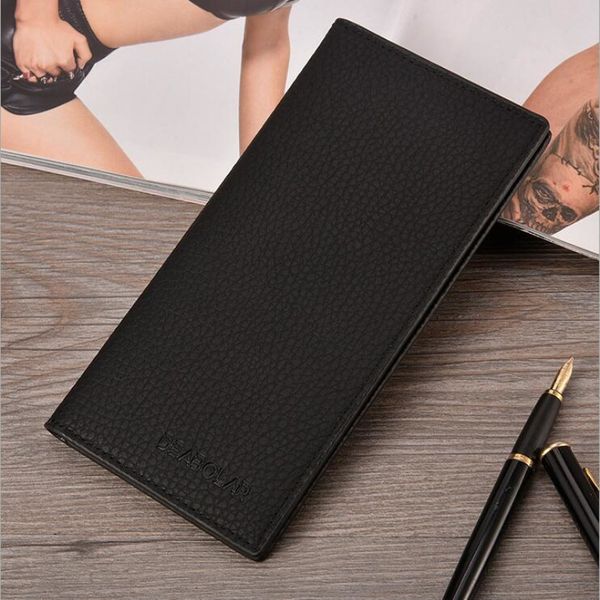 men's new long soft leather litchi pattern 20% off korean multi card wallet bag, Red;black
men's new long soft leather litchi pattern 20% off korean multi card wallet bag, Red;black