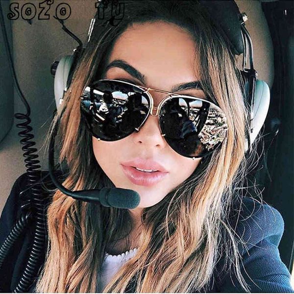 sunglassessozo tu 2018 womens sunglasses, oversized, rimless, large aviation glasses, White;black
sunglassessozo tu 2018 womens sunglasses, oversized, rimless, large aviation glasses, White;black