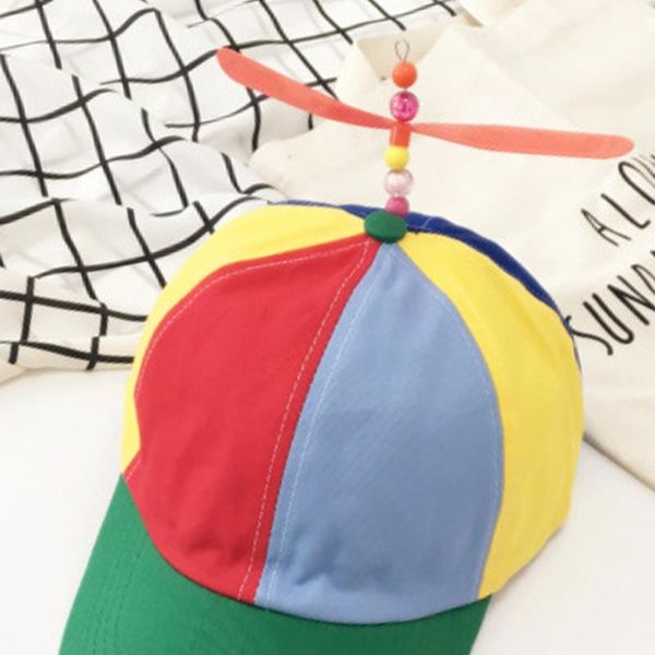 berets summer helicopter rainbow color fancy outdoor travel running cap propeller hat, Blue;gray
berets summer helicopter rainbow color fancy outdoor travel running cap propeller hat, Blue;gray