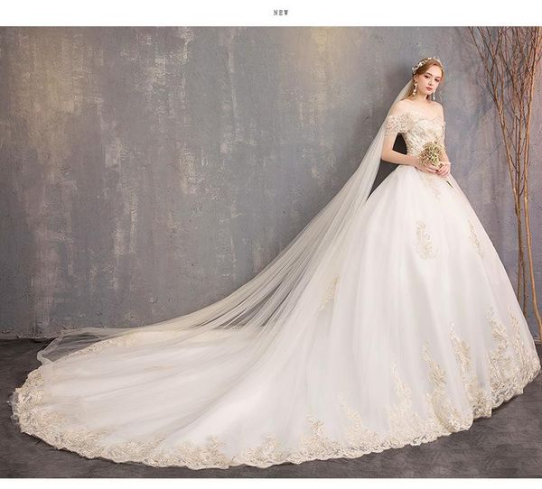 other wedding dresses dress 2021 bride large size shoulder korean slim, slender and tailing studio., White
other wedding dresses dress 2021 bride large size shoulder korean slim, slender and tailing studio., White