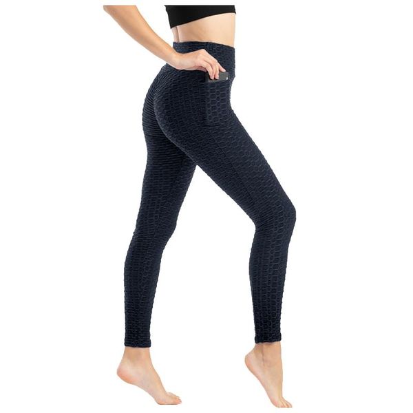 high waist pocket fitness leggings women solid color push up stretchy pencil pants running sports workout seamless leggins mujer women', Black
high waist pocket fitness leggings women solid color push up stretchy pencil pants running sports workout seamless leggins mujer women', Black