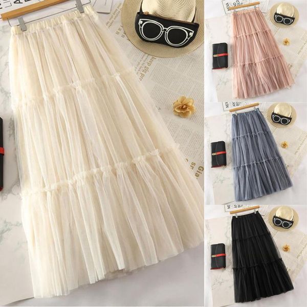 skirts in multiple colors women spring summer elastic high waist long mesh skirt womens gauze mujer faldas, Black
skirts in multiple colors women spring summer elastic high waist long mesh skirt womens gauze mujer faldas, Black