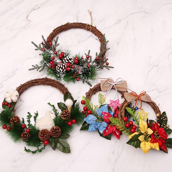 decorative flowers & wreaths 8" christmas natural garlands front door wreaths, home party indoor outdoor window wall wedding decoration
decorative flowers & wreaths 8" christmas natural garlands front door wreaths, home party indoor outdoor window wall wedding decoration