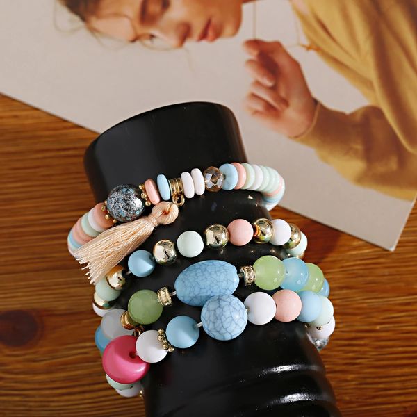 3pcs/set bohemia multilayer crystal stone beads tassel charms bracelets & bangles pulseras mujer boho bracelet for women gift, Black
3pcs/set bohemia multilayer crystal stone beads tassel charms bracelets & bangles pulseras mujer boho bracelet for women gift, Black