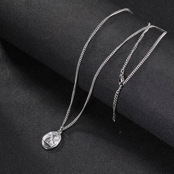 chains angel necklace for women's neck chain stainless steel jewelry on the long pendant choker fashion, Silver
chains angel necklace for women's neck chain stainless steel jewelry on the long pendant choker fashion, Silver