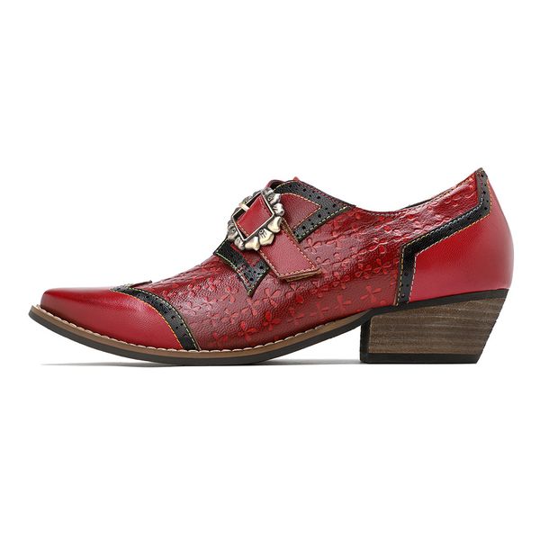 2022 new leather women bohemia pumps dress shoes 4.5cm chunky heels mary jane mix colour almond shaped toes spring summer retro sandals patc, Black
2022 new leather women bohemia pumps dress shoes 4.5cm chunky heels mary jane mix colour almond shaped toes spring summer retro sandals patc, Black
