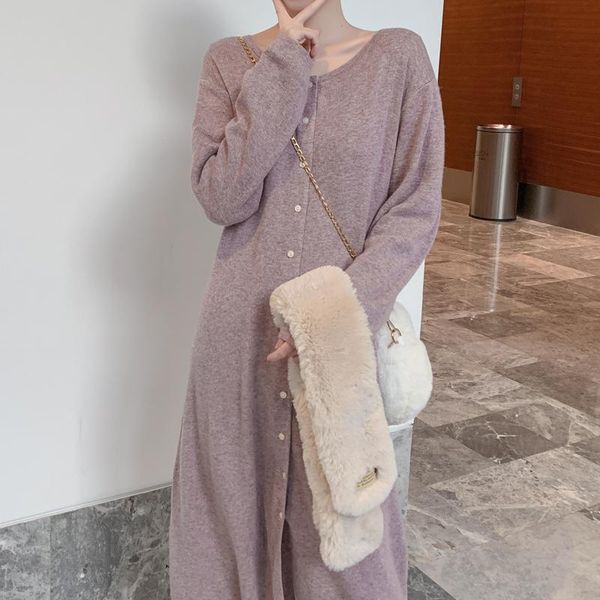 casual dresses whcw cgdsr knitted vintage sweater dress women elegant oversized autumn solid 2021 korean style pullover winter thick jumper, Black;gray
casual dresses whcw cgdsr knitted vintage sweater dress women elegant oversized autumn solid 2021 korean style pullover winter thick jumper, Black;gray