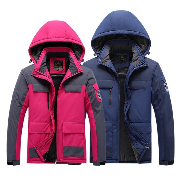 outdoor jacket stormsuit men's winter thickened cotton coat work couple ski suit, Black;brown
outdoor jacket stormsuit men's winter thickened cotton coat work couple ski suit, Black;brown
