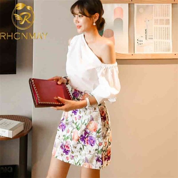 spring hollow out off shoulder shirt blouses & elegant high waist print sheath bodycon skirts 2 pieces set 210520, White
spring hollow out off shoulder shirt blouses & elegant high waist print sheath bodycon skirts 2 pieces set 210520, White