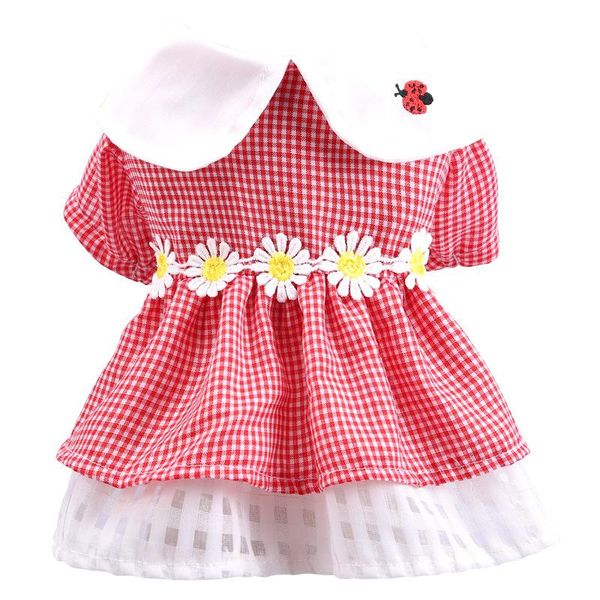 dog apparel clothing skirt princess dress female red plaid shirt pet clothes small and medium size suit
dog apparel clothing skirt princess dress female red plaid shirt pet clothes small and medium size suit