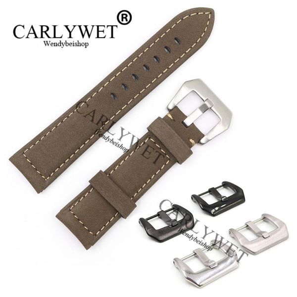 watch bands carlywet 22 24 26mm suede brown real leather handmade thick replacement wrist band strap belt, Black;brown
watch bands carlywet 22 24 26mm suede brown real leather handmade thick replacement wrist band strap belt, Black;brown