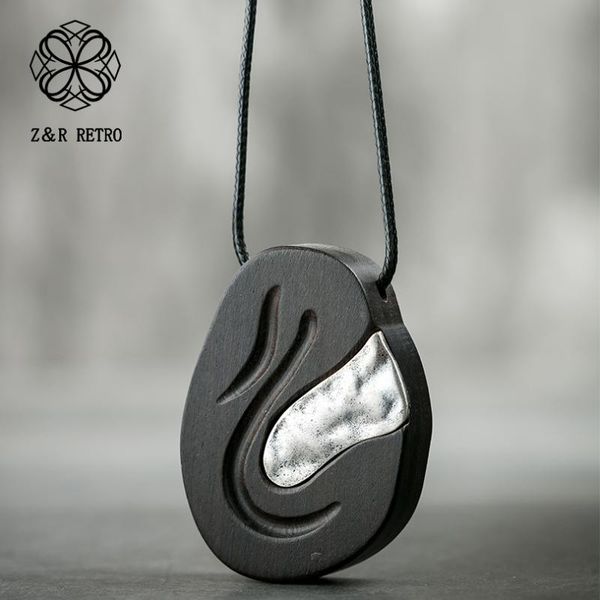 Oval Pendant & Necklaces Handmade Rope Sweater Chain Wooden Sandalwood Fashion Jewelry For Women Wholesale Suspension Gifts 2021, Silver
Oval Pendant & Necklaces Handmade Rope Sweater Chain Wooden Sandalwood Fashion Jewelry For Women Wholesale Suspension Gifts 2021, Silver