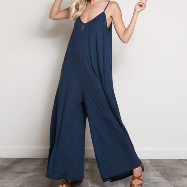 v neck sleeveless jumpsuit for women summer loose sling plus size jumpsuits ladies 2021 solid wide leg pants overalls woman, Black;white
v neck sleeveless jumpsuit for women summer loose sling plus size jumpsuits ladies 2021 solid wide leg pants overalls woman, Black;white