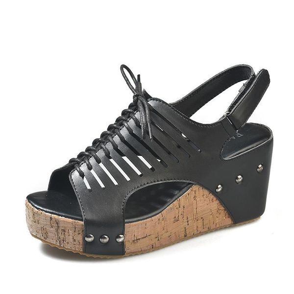 sandals women summer fashion wedges shoes woman slides peep toe rivet beautiful lady casual hook & loop plus size 35-43 7q76, Black
sandals women summer fashion wedges shoes woman slides peep toe rivet beautiful lady casual hook & loop plus size 35-43 7q76, Black
