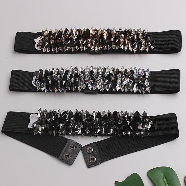 belts spring summer female fashion women luxury belt diamond beading evening wear dress stretch black, Black;brown
belts spring summer female fashion women luxury belt diamond beading evening wear dress stretch black, Black;brown