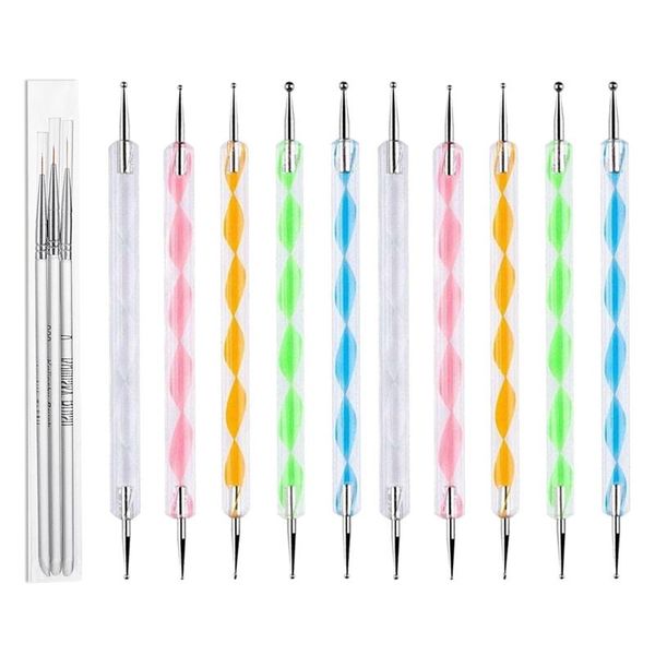 nail art kits 3pcs/set gel drawing painting liner brush & 10pc 2 way dotting pen marbleizing tool design dot paint tools
nail art kits 3pcs/set gel drawing painting liner brush & 10pc 2 way dotting pen marbleizing tool design dot paint tools