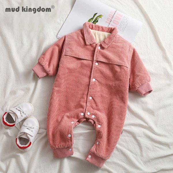 mudkingdom winter baby romper corduroy collared fleece lined jumpsuits clothes 210615, Blue
mudkingdom winter baby romper corduroy collared fleece lined jumpsuits clothes 210615, Blue