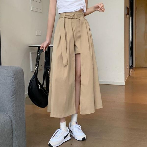 skirts vintage fashion casual slim elastic waist khaki irregular women mid length clothing mujer faldas high street chic wild, Black
skirts vintage fashion casual slim elastic waist khaki irregular women mid length clothing mujer faldas high street chic wild, Black