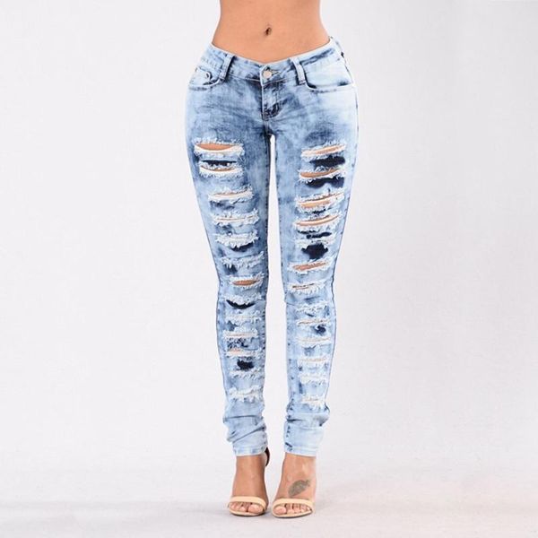 women's jeans est women hole ripped pants 2021 slim skinny fashion high waist zipper ladies small feet vintage trousers, Blue
women's jeans est women hole ripped pants 2021 slim skinny fashion high waist zipper ladies small feet vintage trousers, Blue