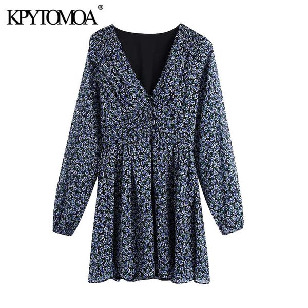 women chic fashion floral print pleated mini dress vintage v neck long sleeve female dresses vestidos mujer 210416, Black;gray
women chic fashion floral print pleated mini dress vintage v neck long sleeve female dresses vestidos mujer 210416, Black;gray