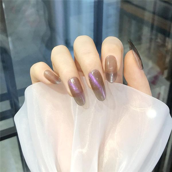 purple cat eye long round fake nails full cover tips reusable ultra thin fashion translucent black false with glue, Red;gold
purple cat eye long round fake nails full cover tips reusable ultra thin fashion translucent black false with glue, Red;gold