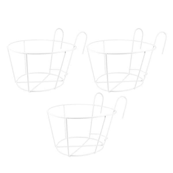 vases 3pcs balcony plant pot holder parapet iron fence flower hanging planter
vases 3pcs balcony plant pot holder parapet iron fence flower hanging planter