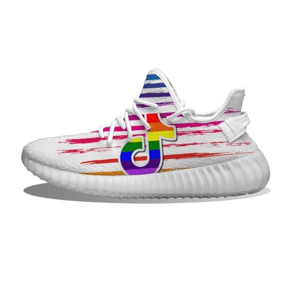 diy custom tik tok rainbow running shoes mh printed mens womens trainers outdoor sports sneakers hf1o