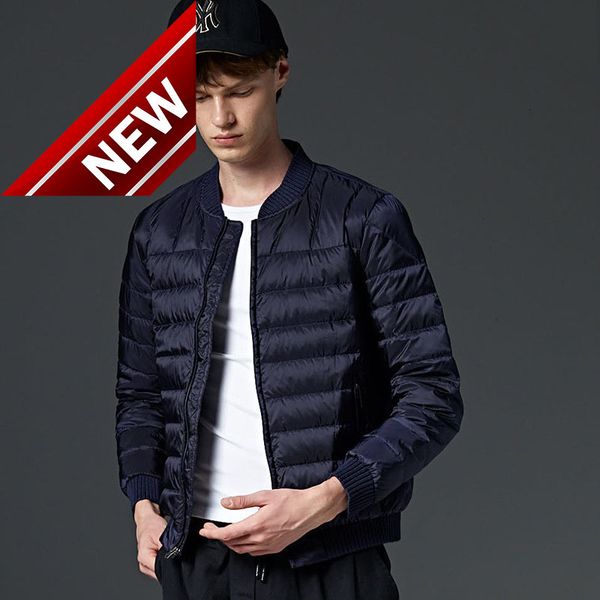 2019 winter new autumn arrival baseball style stand collar thin down jacket men casual coat fashion outerwear plus size, Black
2019 winter new autumn arrival baseball style stand collar thin down jacket men casual coat fashion outerwear plus size, Black
