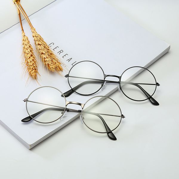 Harajuku eye frame art metal flat glasses finished round frame flat glasses can be equipped with myopia, White;black
Harajuku eye frame art metal flat glasses finished round frame flat glasses can be equipped with myopia, White;black