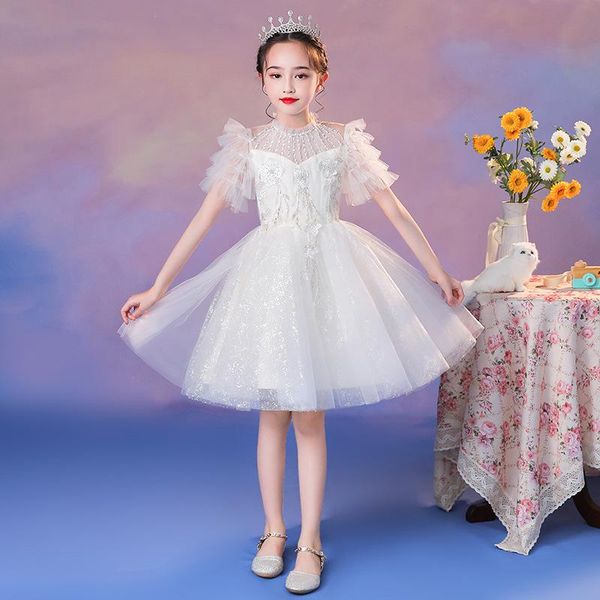 girl's dresses girls dress frill princess party 2021 summer kids clothes size 90-160cm retail, Red;yellow
girl's dresses girls dress frill princess party 2021 summer kids clothes size 90-160cm retail, Red;yellow