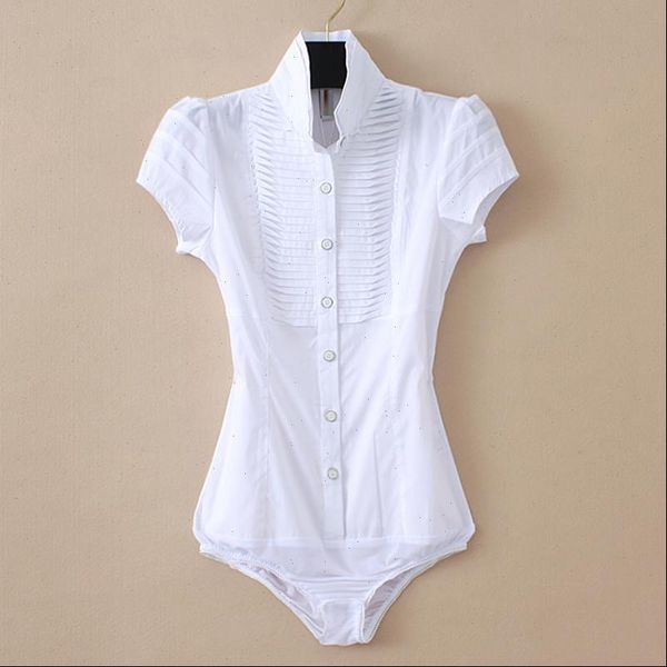 plus size formal white fashion women blouses summer short sleeve pleated bodysuit ladies blouse black stand blusas mujer 4xl
plus size formal white fashion women blouses summer short sleeve pleated bodysuit ladies blouse black stand blusas mujer 4xl
