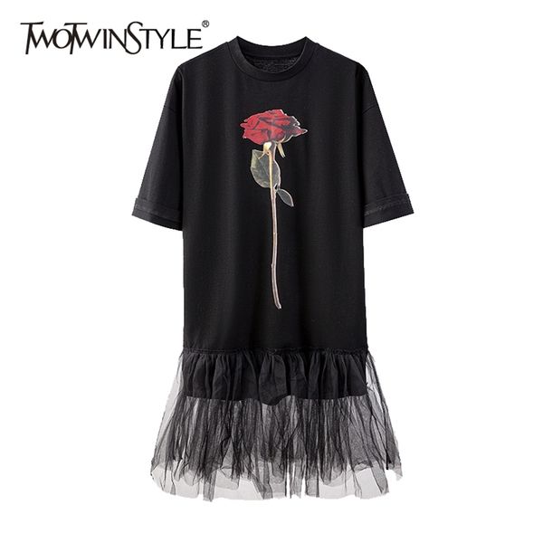 casual black print dress for women o neck short sleeve loose patchwork mesh midi dresses female summer fashion 210520, Black;gray
casual black print dress for women o neck short sleeve loose patchwork mesh midi dresses female summer fashion 210520, Black;gray