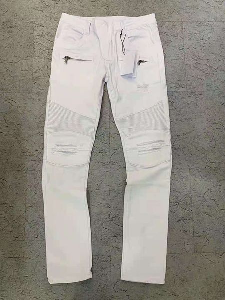 luxurys designer mens jeans denim white off pants hole wrinkle slim-leg designers reflection fit arrival distressed size 29-40, Blue
luxurys designer mens jeans denim white off pants hole wrinkle slim-leg designers reflection fit arrival distressed size 29-40, Blue