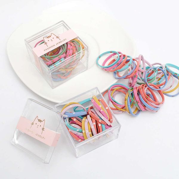 hair bandskorean version of children's binding small rubber band box strong pull continuous circle color girl's baby does not tie, Pink
hair bandskorean version of children's binding small rubber band box strong pull continuous circle color girl's baby does not tie, Pink