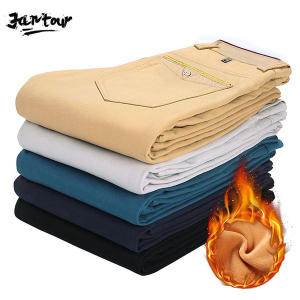 men's winter fleece fluff thicken warm casual pants men business skinny straight elastic cargo khaki 97% cotton trousers male 38, Black
men's winter fleece fluff thicken warm casual pants men business skinny straight elastic cargo khaki 97% cotton trousers male 38, Black