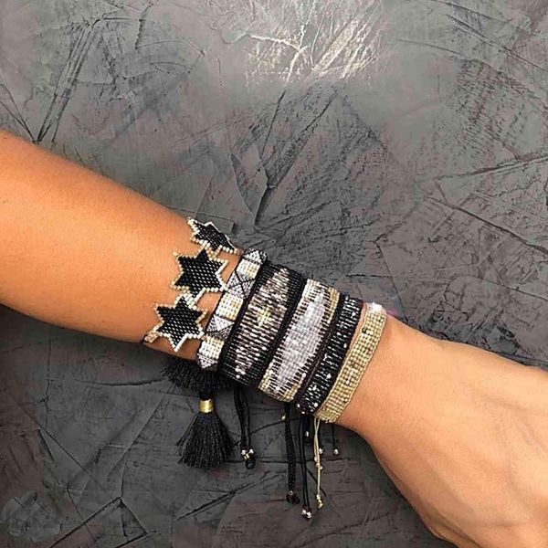 bluestar 2021 fashion bracelet jewelry miyuki bead pulseras mujer moda turkish eye star jewellery handmade woven armband, Golden;silver
bluestar 2021 fashion bracelet jewelry miyuki bead pulseras mujer moda turkish eye star jewellery handmade woven armband, Golden;silver