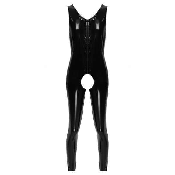 Mens Erotic Lingerie Crotchless Leotard Bodysuit Wet Look Patent Leather V Neck Back Zipper Stage Performance Clubwear Costume, Black;white
Mens Erotic Lingerie Crotchless Leotard Bodysuit Wet Look Patent Leather V Neck Back Zipper Stage Performance Clubwear Costume, Black;white