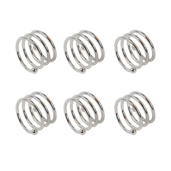 napkin rings 6pcs double bead el spring ring party stainless steel home serviette holder dinner table buckle kitchen wedding
napkin rings 6pcs double bead el spring ring party stainless steel home serviette holder dinner table buckle kitchen wedding