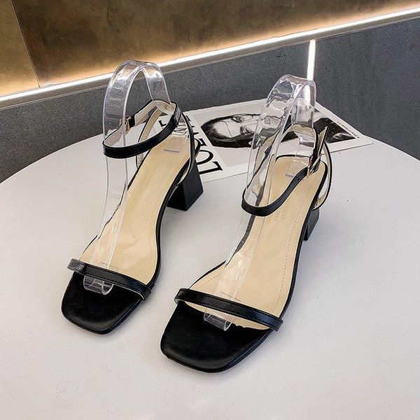 dress shoes summer style women's sandals black all-match open toe with high heels temperament
dress shoes summer style women's sandals black all-match open toe with high heels temperament
