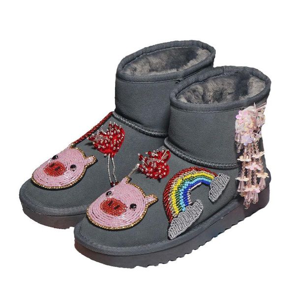 boots rainbow rhinestones women snow with warm plush fur winter ankle 2021 fashion cute animal beaded shoes woman, Black
boots rainbow rhinestones women snow with warm plush fur winter ankle 2021 fashion cute animal beaded shoes woman, Black