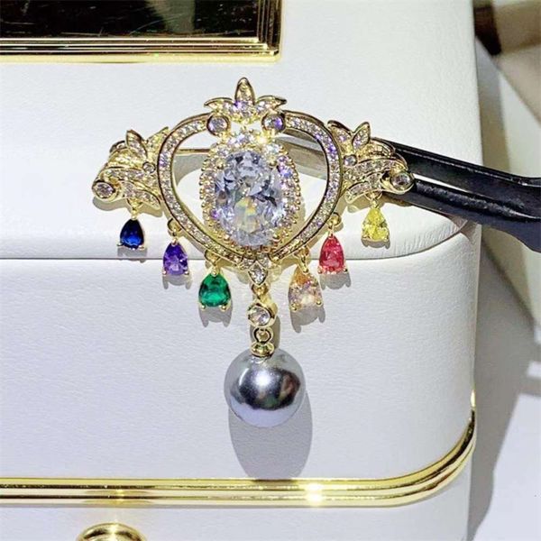 diy accessories fashion cool wind temperament pearl crown water drop elegant celebrity female korean brooch, Gray
diy accessories fashion cool wind temperament pearl crown water drop elegant celebrity female korean brooch, Gray