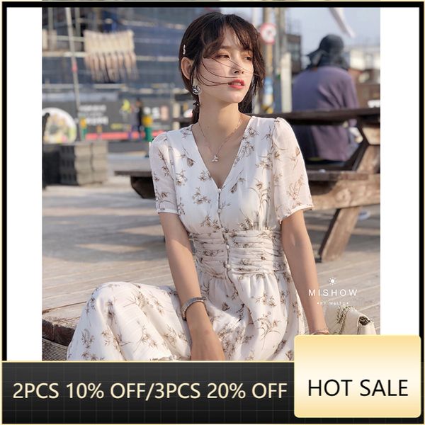 MISHOW Floral Printed Dress For Women Beach Boho Dress Split Hem Summer 2021 Elegant Long Dress Girls Clothes MX19B1381, Apricot
MISHOW Floral Printed Dress For Women Beach Boho Dress Split Hem Summer 2021 Elegant Long Dress Girls Clothes MX19B1381, Apricot