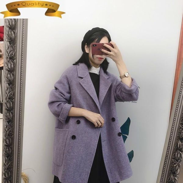 vintage coat women wool double side long jacket oversize windbreaker abrigos mujer invierno 2021 11001 yy1111 women's & blends, Black
vintage coat women wool double side long jacket oversize windbreaker abrigos mujer invierno 2021 11001 yy1111 women's & blends, Black