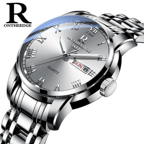 wristwatches watch men women business waterproof clock auto date silver steel mens watches fashion casual ladies quartz wristwatch, Slivery;brown
wristwatches watch men women business waterproof clock auto date silver steel mens watches fashion casual ladies quartz wristwatch, Slivery;brown
