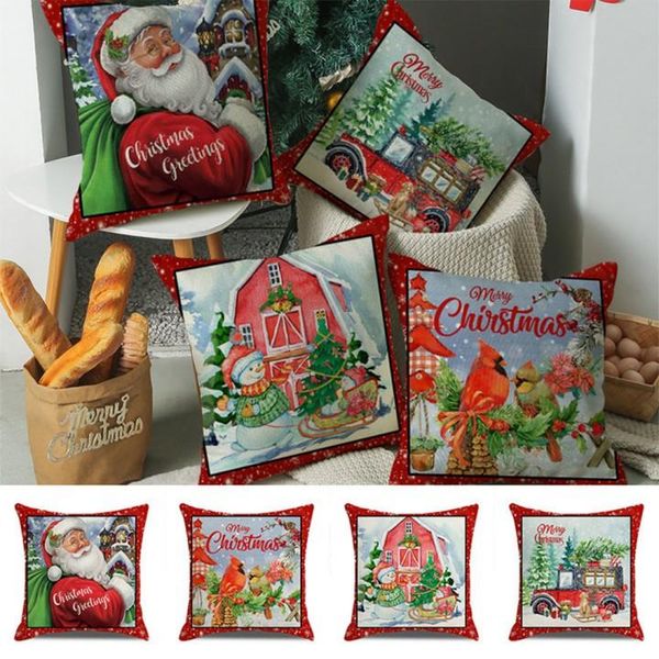 pillow case 45*45cm christmas pillowcase 3d santa cushion cover red watercolor linen printing cartoon xmas home sofa car decor
pillow case 45*45cm christmas pillowcase 3d santa cushion cover red watercolor linen printing cartoon xmas home sofa car decor