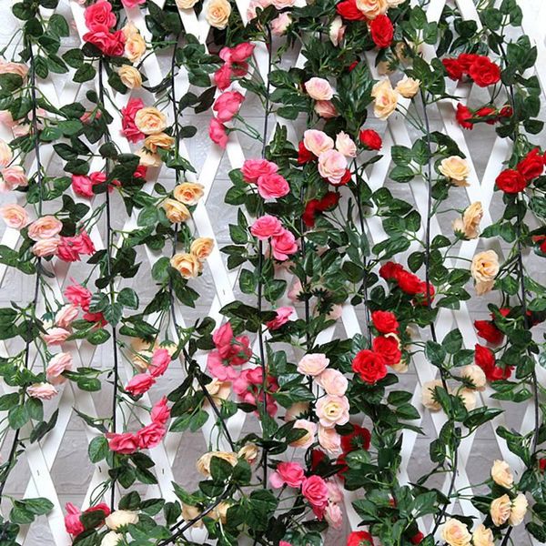 decorative flowers & wreaths fake rose garlands artificial silk white flower vines hanging wedding party arch garden home decoration
decorative flowers & wreaths fake rose garlands artificial silk white flower vines hanging wedding party arch garden home decoration