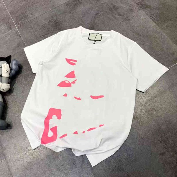 summer limited t-shirt new men's and women's fashion short sleeve casual chest printed, White
summer limited t-shirt new men's and women's fashion short sleeve casual chest printed, White