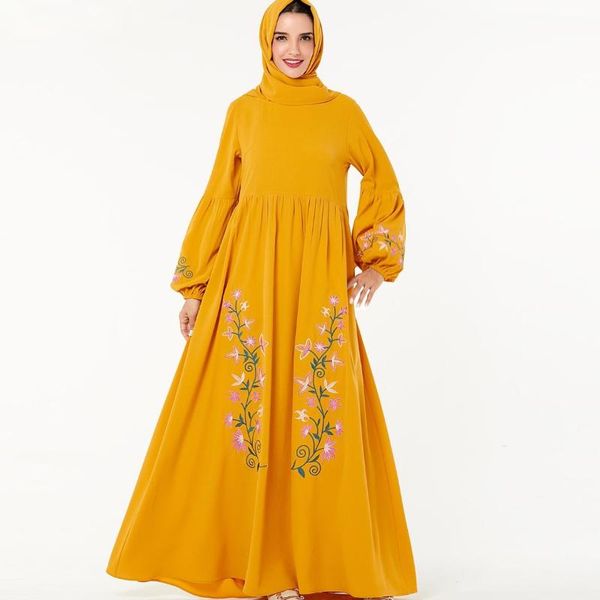 ethnic clothing 2021 muslim large size women's dress yellow wrinkle long sleeve flower embroidered swing dresses woman abaya, Red
ethnic clothing 2021 muslim large size women's dress yellow wrinkle long sleeve flower embroidered swing dresses woman abaya, Red