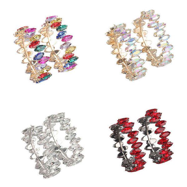 earrings fashion color diamond series alloy glass ear ring net red women's dinner, Golden
earrings fashion color diamond series alloy glass ear ring net red women's dinner, Golden