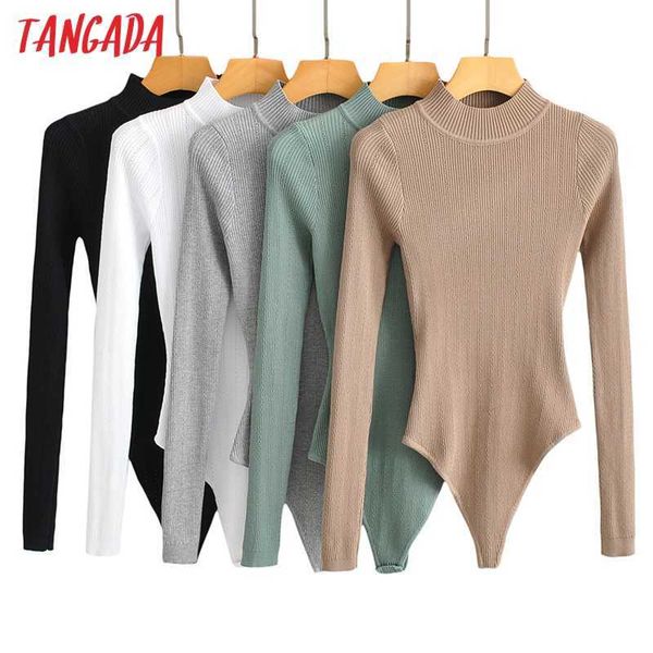 tangada women solid hollow knit playsuits long sleeve stand neck rompers ladies chic jumpsuits lk7 210609, Black;white
tangada women solid hollow knit playsuits long sleeve stand neck rompers ladies chic jumpsuits lk7 210609, Black;white